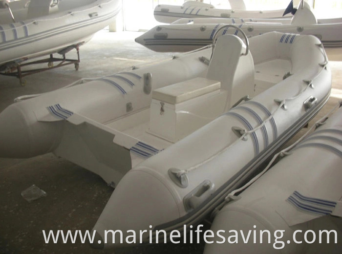 Fiberglass and PVC Semi Rigid Inflatable Speed Boat